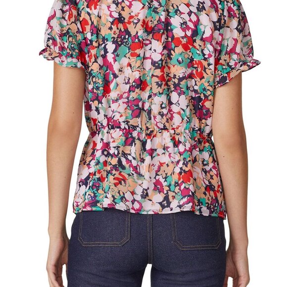 J. CREW FlCrinkle Cyrano Floral Top - Picture 2 of 12